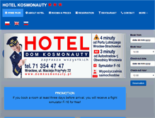 Tablet Screenshot of domkosmonauty.com